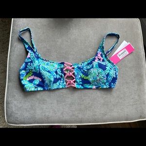 Lilly Pulitzer Gemini bikini top size 10